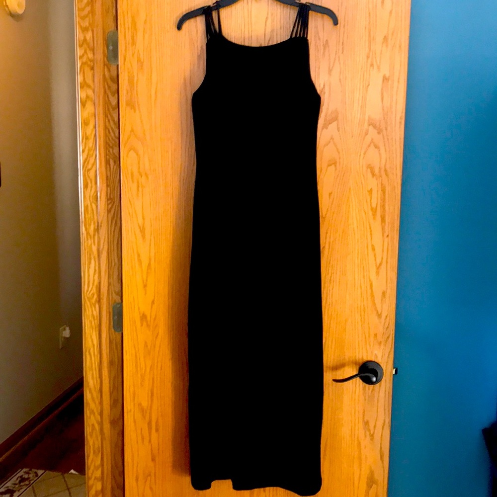 Beautiful black velvet dress